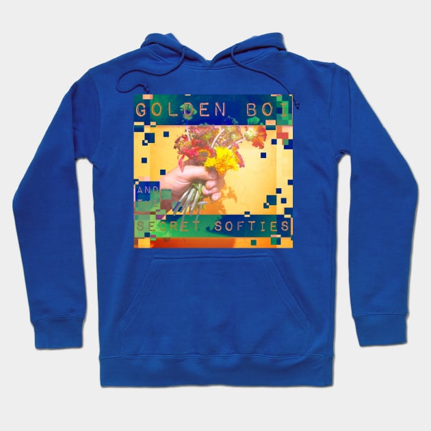 Golden Boi and the Secret Softies (flowers) Hoodie by Goblin Noggin